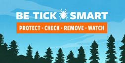 Tick Bite Illness Prevention Sticker/Magnet