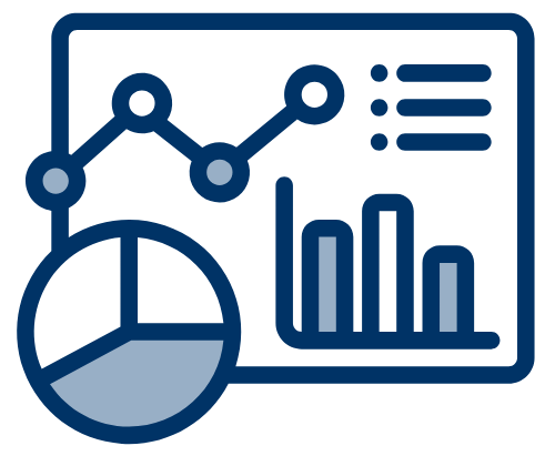 dashboard graphic - blue